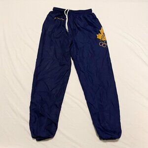 Vintage 1996 Champion Atlanta Olympics Mens Small Team Canada Track Pants